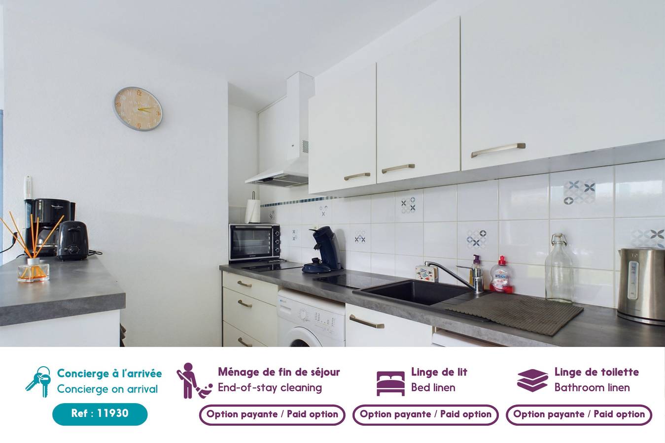 Ganze Wohnung, Les Sables d'Olonne, appart pour 4 & jardin in Les Sables-d'Olonne, Vendée