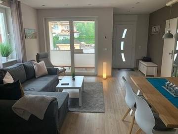 Ferienwohnung für 4 Personen, mit Terrasse und Seeblick in Mücheln (Geiseltal)