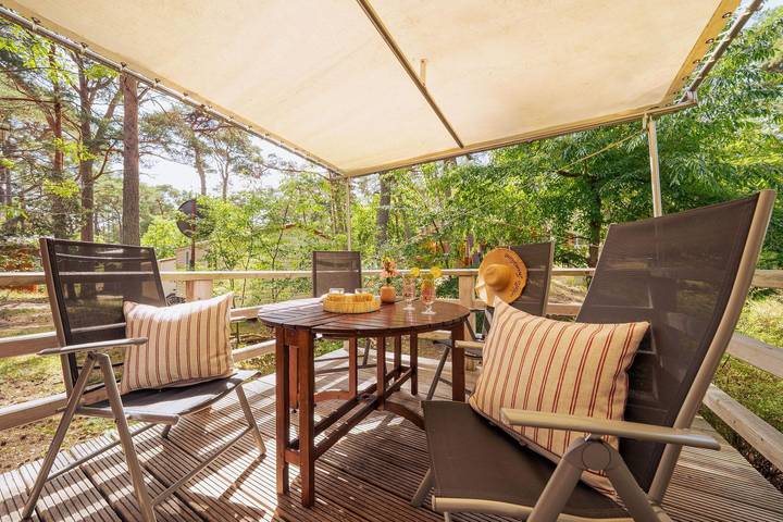 Strandnahes Ferienhäuschen mit Terrasse - Ferienhaus Tipi 365 in Strand Baabe, Göhren