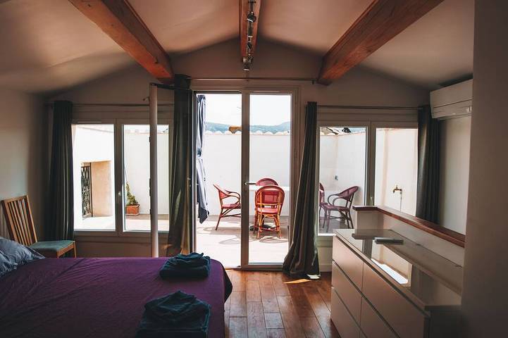 Gîte pour 4 personnes, avec balcon à Serviès-en-Val