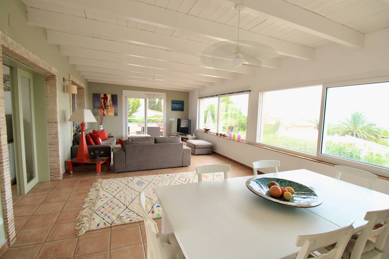 Casa de vacaciones 'Villa Betty' con vistas al mar, Wi-Fi y aire acondicionado in Montgó, Dénia