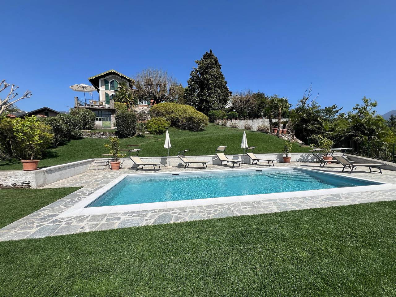 Charming villa Il Motto with pool in Comune di Verbania, Lago Maggiore (Piemont)