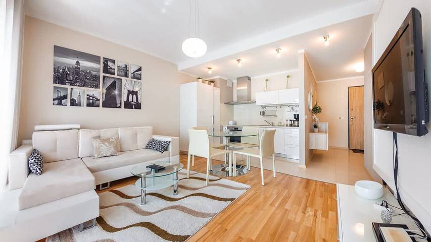 Apartament wakacyjny dla 4 osób, z balkon/ taras, Dla rodziny w Sopot