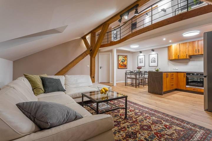 Loft dla 4 osób w Praga