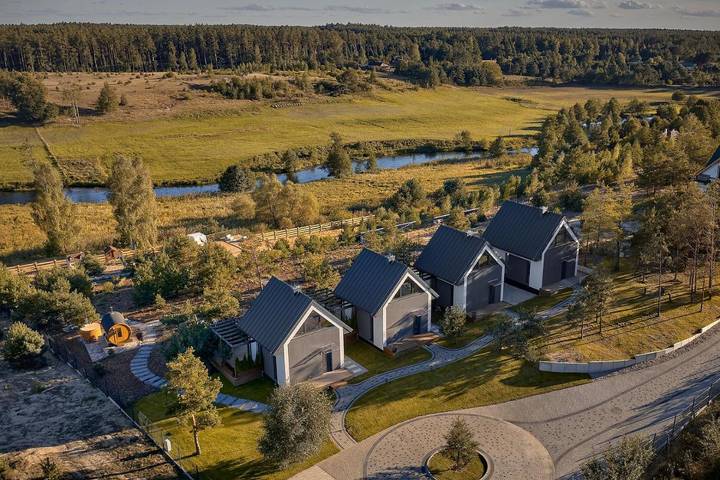 Domek letniskowy dla 4 osób, z Taras i Jacuzzi oraz Ogród i Sauna w Województwo kujawsko-pomorskie