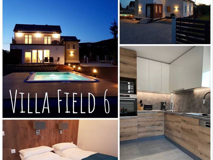 Ferienwohnung für 8 Personen, mit Terrasse und Garten sowie Pool in Revfülöp