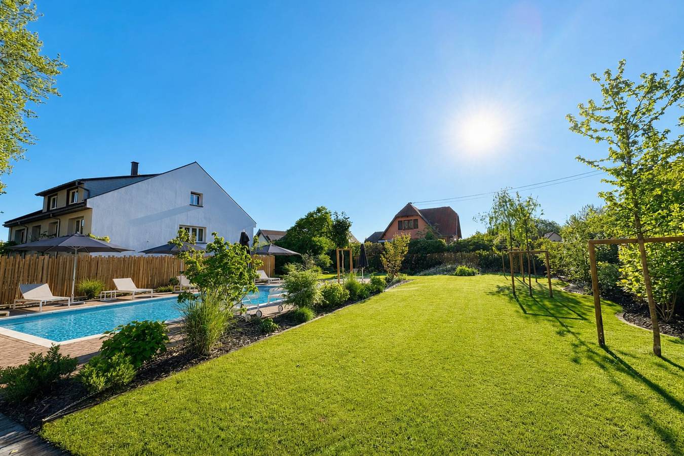 Ferienhaus für 12 Personen mit Terrasse in Hangenbieten, Region Straßburg