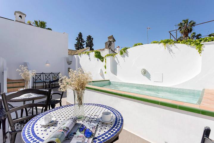 Apartamento para 14 personas, con Balcón y Terraza en Santa Cruz (Sevilla)