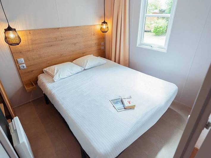 Camping Le Tedey - Mobilheim 6 personen - Premium - 3 Schlafzimmer - Klimaanlage in Lac de Lacanau, Lacanau