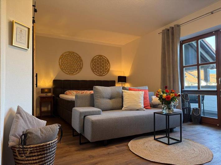 Ferienwohnung für 3 Personen, mit Balkon und Terrasse sowie Garten und Seeblick in Obernzell - 2