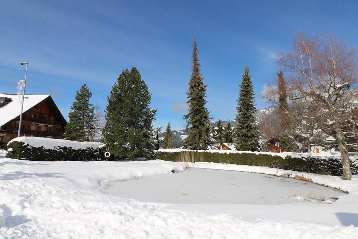 Habitación para 4 personas con jardín in Villars-sur-Ollon, Ollon (Villars-sur-Ollon)