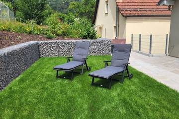 Ferienhaus für 5 Personen, mit Garten und Terrasse sowie Sauna im Dahner Felsenland