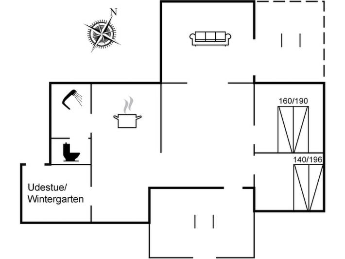 Ferienhaus mit Meerblick für 4 Personen, mit Terrasse in Nordwestjütland - 2