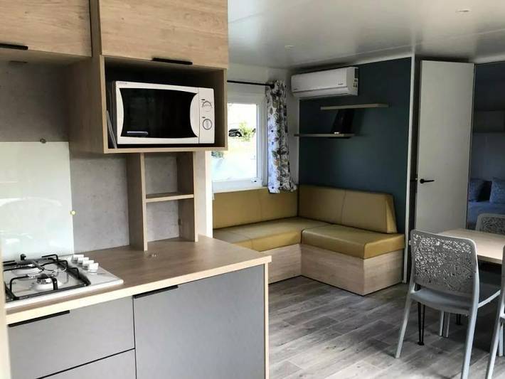 Mobil home pour 4 personnes, avec bassin pour enfant à Thonac - 4