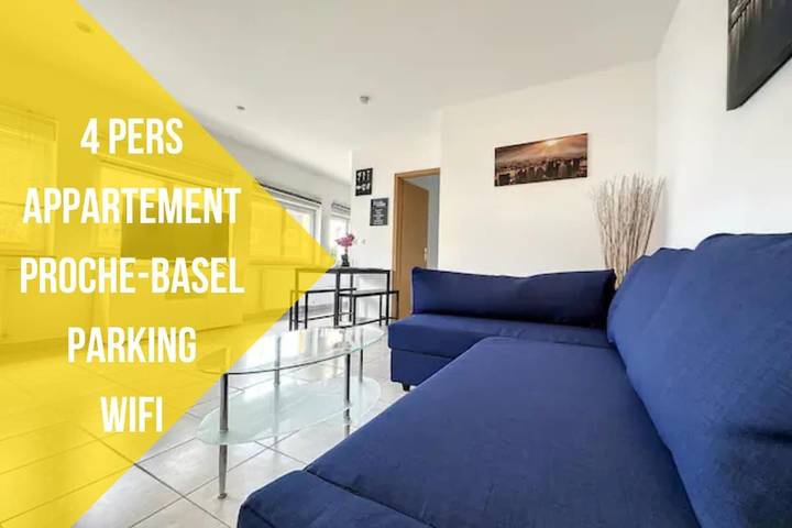 Gîte pour 4 personnes à Hégenheim