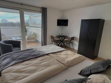 Gîte pour 2 personnes, avec vue et terrasse dans Willstatt