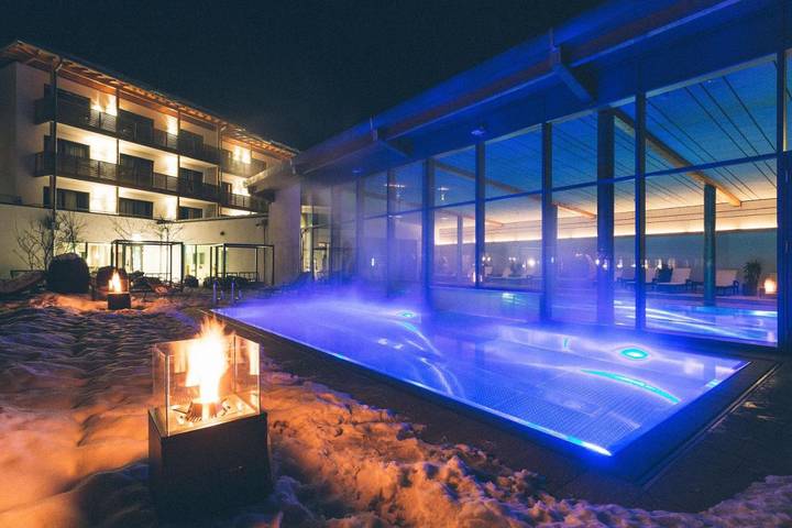 Hotel für 2 Personen, mit Sauna und Ausblick sowie Garten und Pool in Frauenau