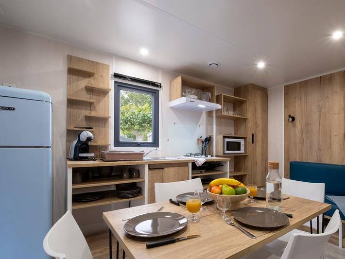 Camping La Parée du Both - Mobilheim 4 personen - Mobilheim Cabane Prémium Clim 2Schlafzimmer 25m² 2/4 Pers. in Saint-Hilaire-de-Riez, Vendée