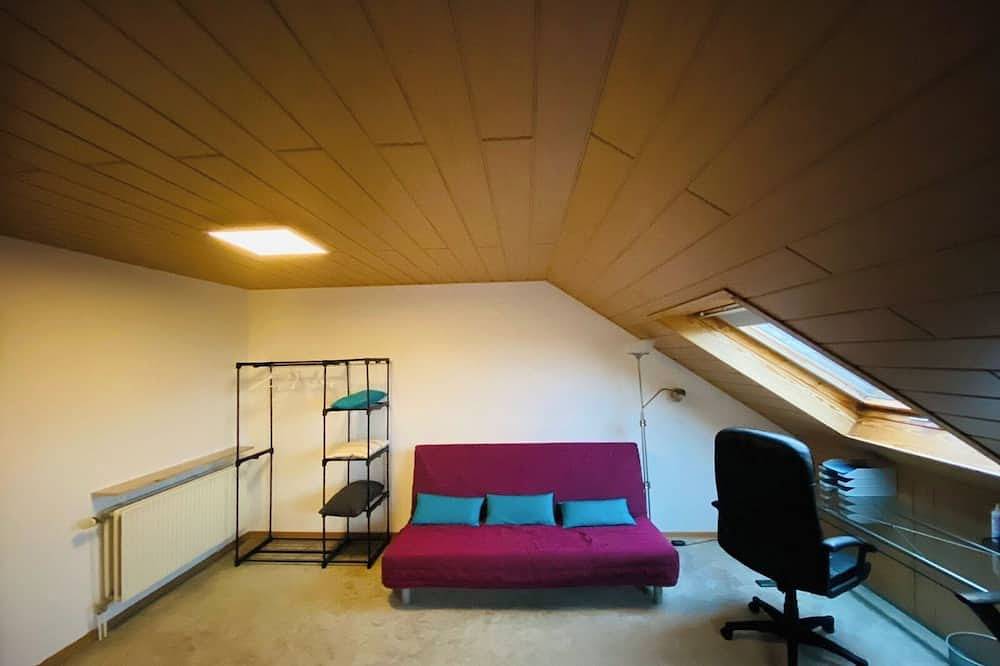 Ganze Wohnung, Ein Dachgeschoß Zimmer mit Gemeinschaftszimmer (Wohn-, Ess-, Bade- und Küche) in Heidelberg, Rheinebene