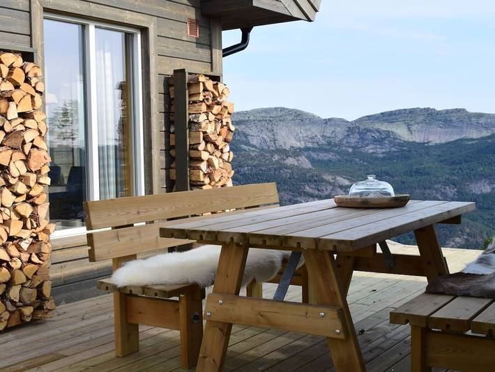Feriehus for 7 personer, med sauna og terrasse i Vrådal