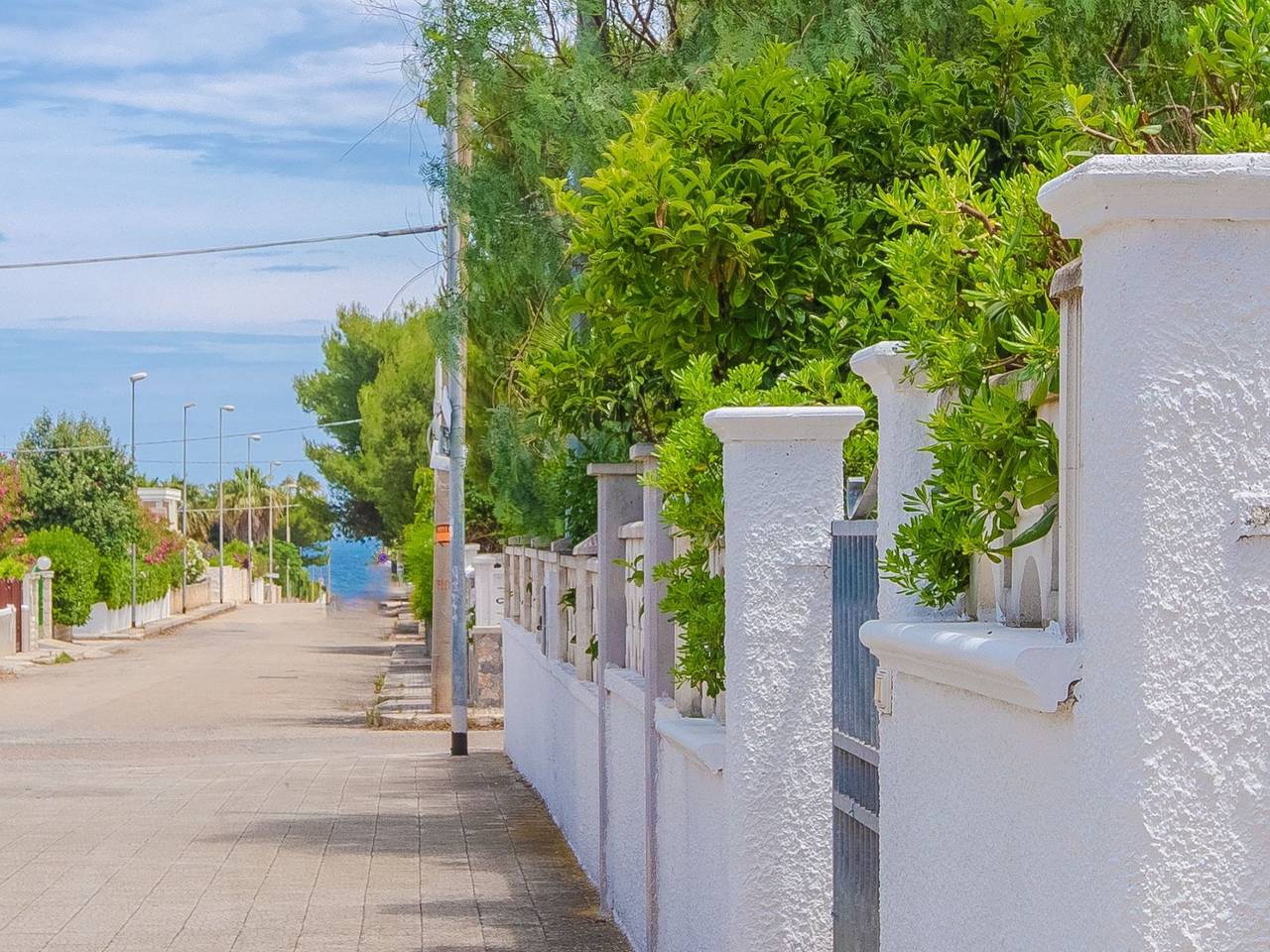 Villa Mezza Luna am Meer in Apulien in Torre Santa Sabina, Salento