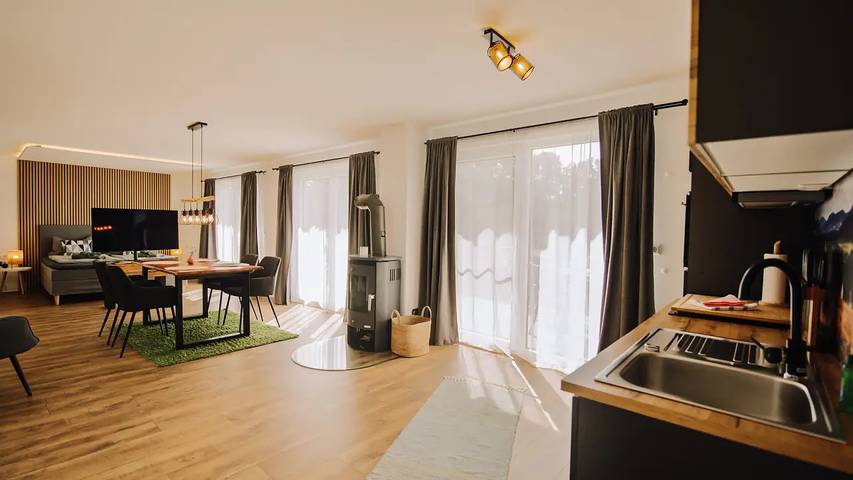 Ferienhaus für 4 Personen, mit Balkon und Terrasse sowie Garten in Sachsen - 2