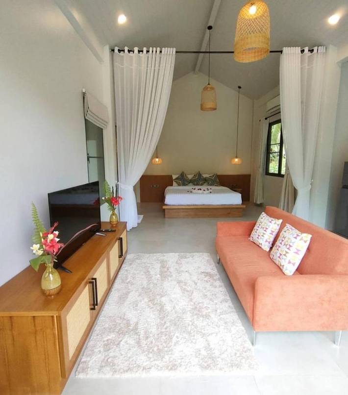 Ferienhaus für 2 Personen, mit Ausblick und Garten sowie Pool auf Koh Phangan