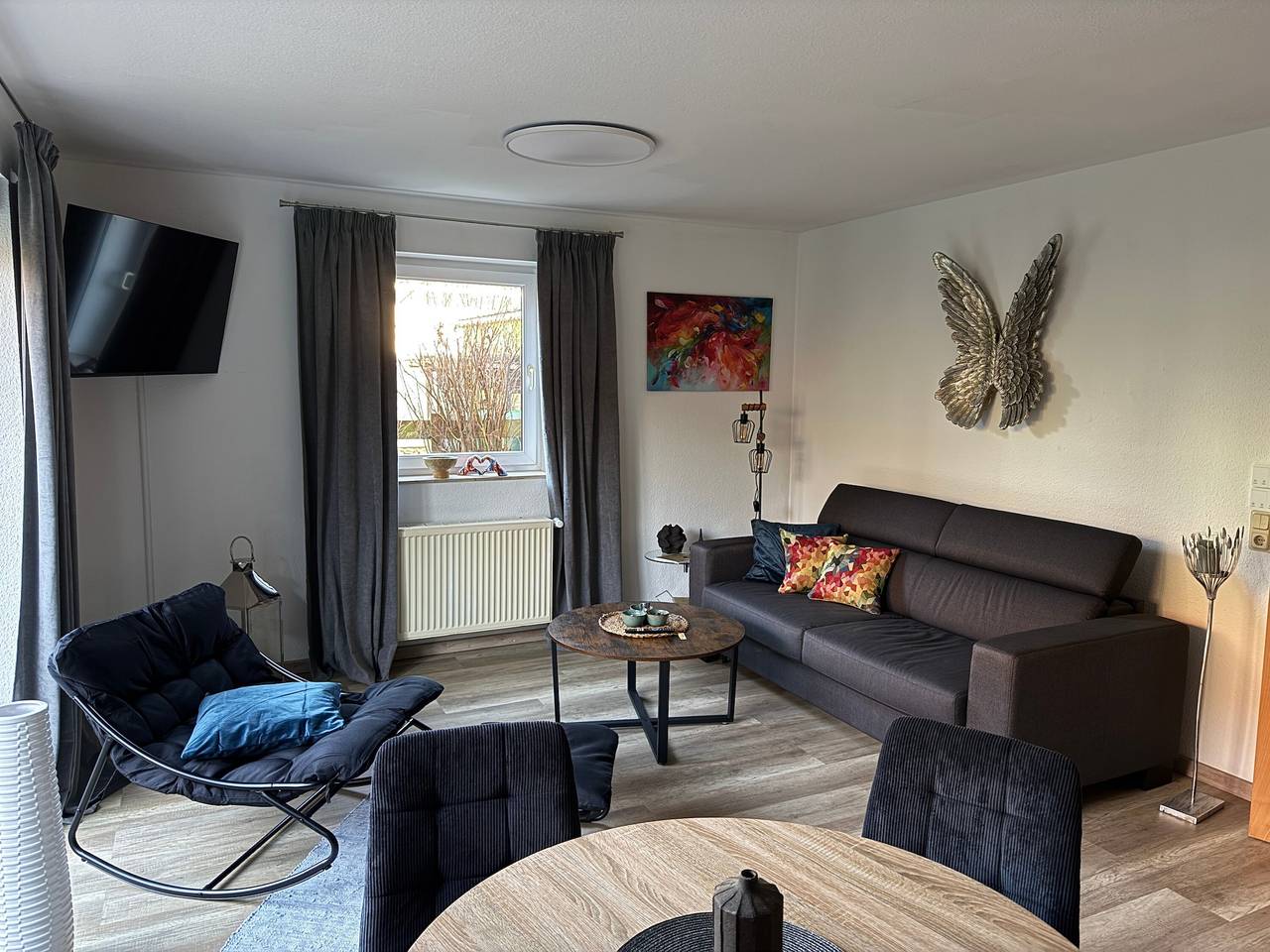 Ganze Wohnung, Apartment 'Carmen' mit gemeinsamer Terrasse, privatem Garten und Wlan in Wiek, Rügen