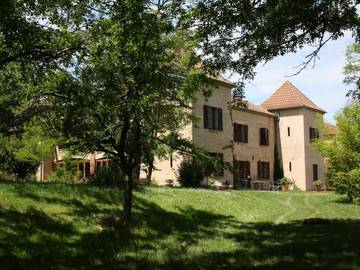 Maison de vacances pour 6 personnes, avec balcon ainsi que piscine et vue dans le Gers