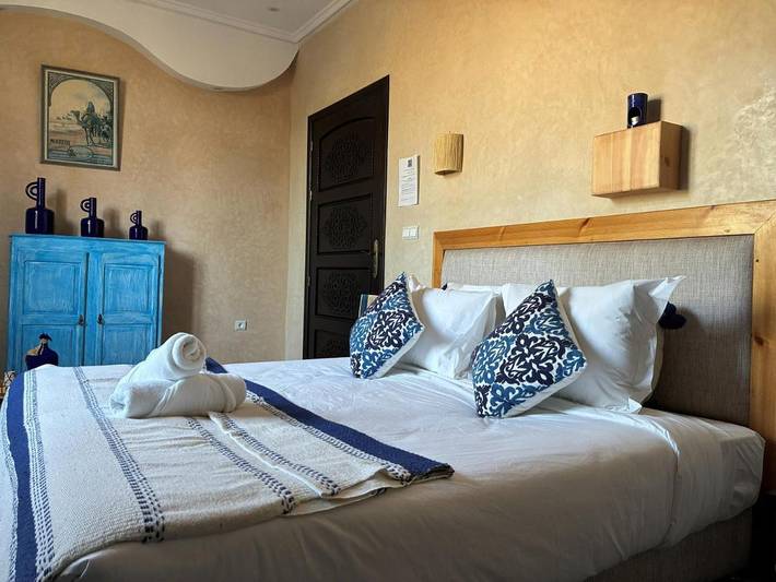 Maison d’hôte pour 2 personnes, avec jardin et vue ainsi que terrasse et piscine dans Sidi Kaouki