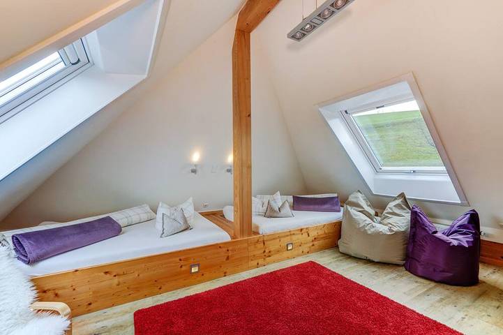 Ferienwohnung für 4 Personen, mit Balkon und Garten sowie Sauna in Horben
