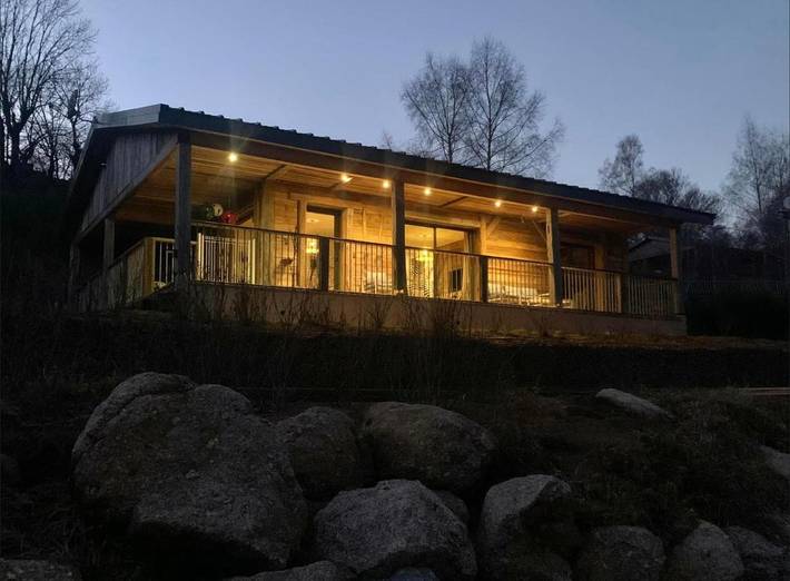 Maison de vacances pour 8 personnes, avec vue ainsi que piscine et balcon