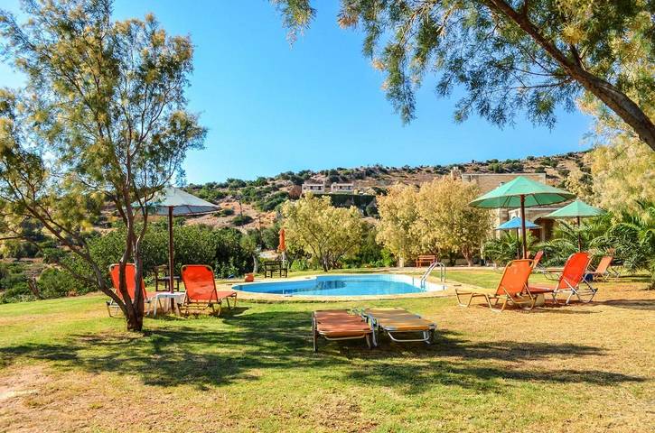Ferienhaus für 3 Personen, mit Terrasse und Garten sowie Pool und Ausblick in Rethymno und Umgebung - 4
