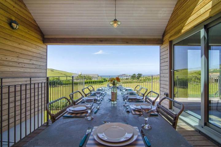 Holiday rental for 10 people, with Balcony and Terrace as well as Garden and View in Bantham
