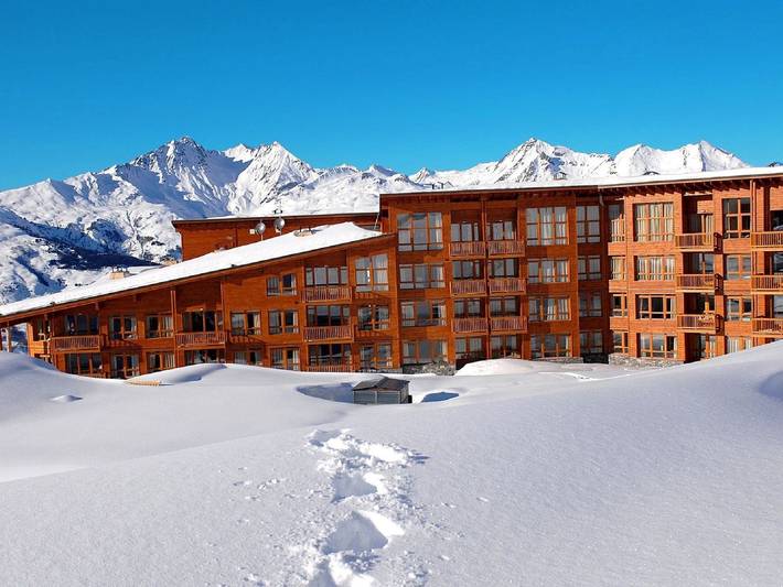 Location de vacances pour 4 personnes, avec balcon/terrasse ainsi que sauna et piscine, animaux acceptés dans Les Arcs