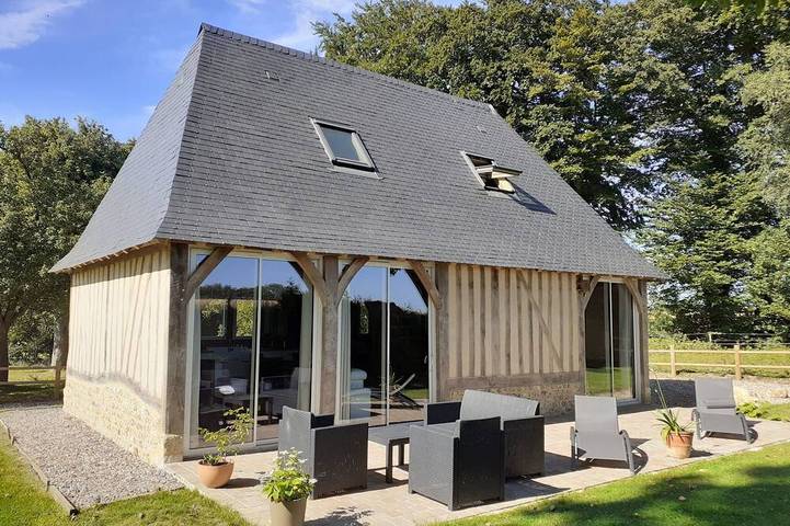 Location de vacances pour 3 personnes, avec jardin à Bretteville-du-Grand-Caux