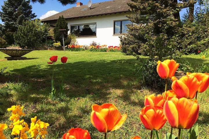Ferienhaus für 8 Personen, mit Garten und Sauna sowie Balkon, mit Haustier