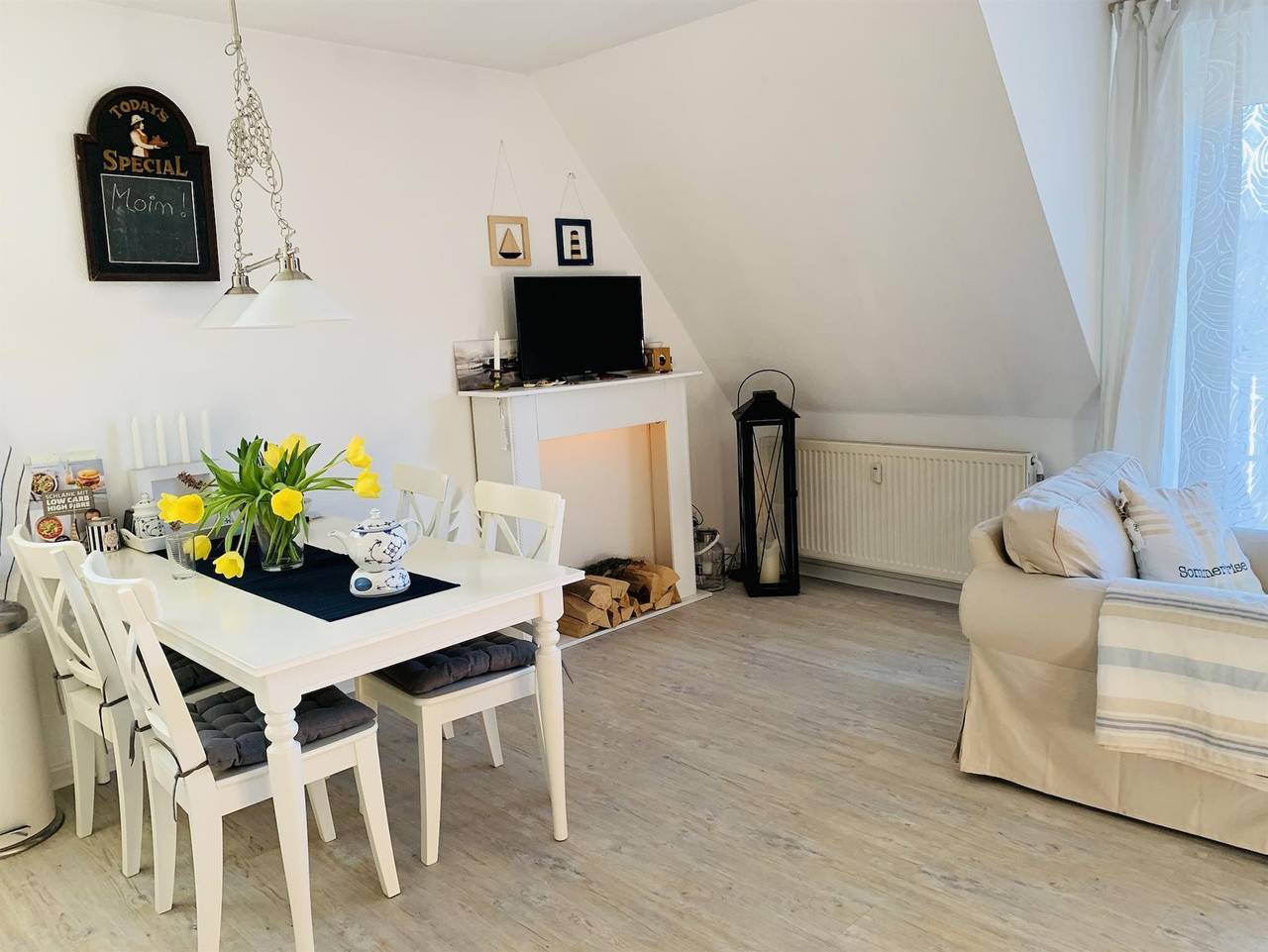 Ganze Ferienwohnung, Appartement Beisel unter Reet in Garding, Eiderstedt