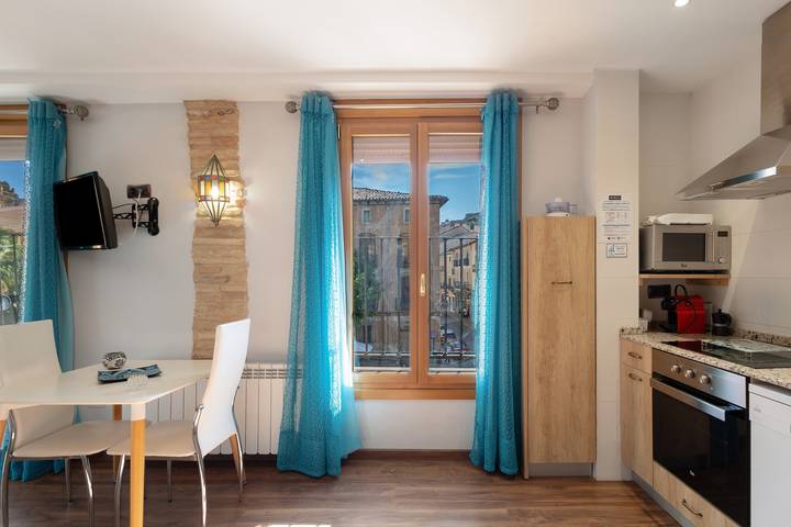 Ferienwohnung 'Halima' mit Balkon, Wi-Fi und Klimaanlage in Daroca, Saragossa Provinz