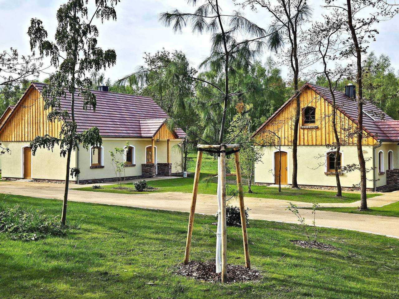 Ganze Ferienwohnung, Ferienhäuser Krabat-Mühle Schwarzkollm - Ferienhaus Birkenhain in Hoyerswerda, Lausitzer Seenland