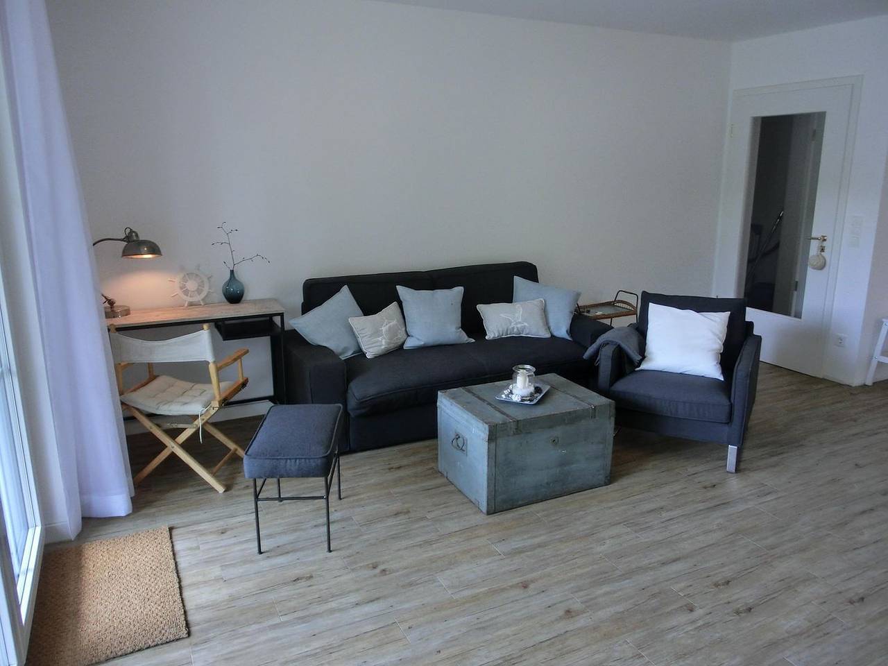 Apartamento entero, Strandnahe 3-Zimmer-Ferienwohnung (ca.96 m²) für 4 Pers. mit Terrasse in Graal-Müritz, Rostock y sus alrededores