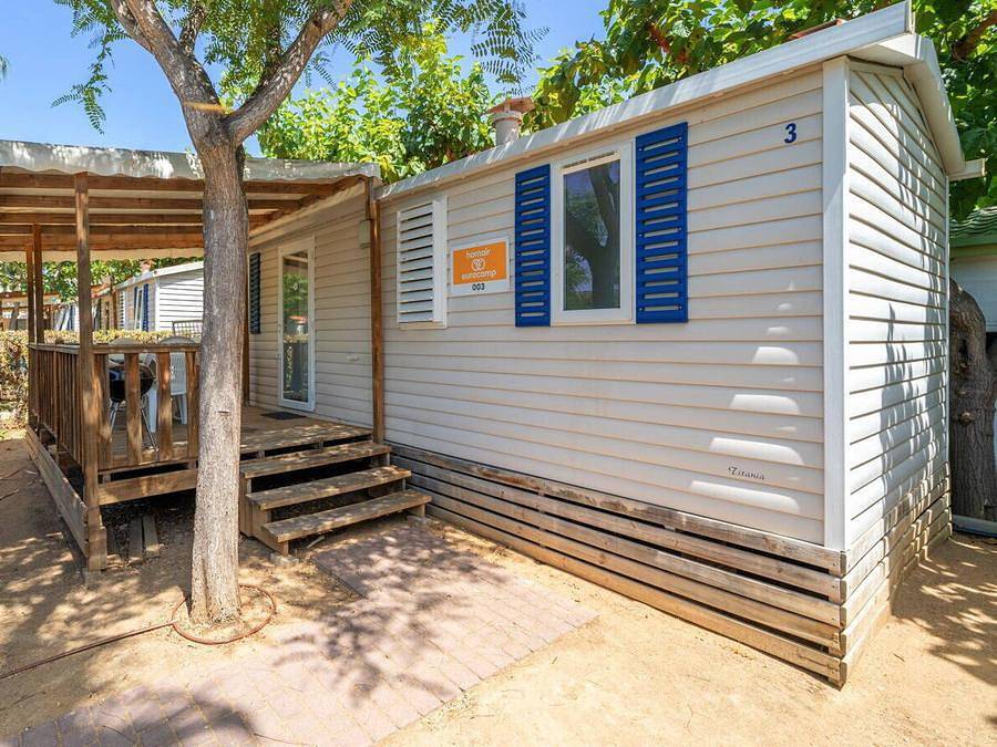 Camping Cisano San Vito - Mobilheim 4 personen - Classic | 2 Schlafz. | 4 Pers. | Erhöhte Terrasse | Klimaanlage in Cisano, Bardolino