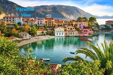 Gîte pour 2 personnes, avec vue et terrasse dans Άσος