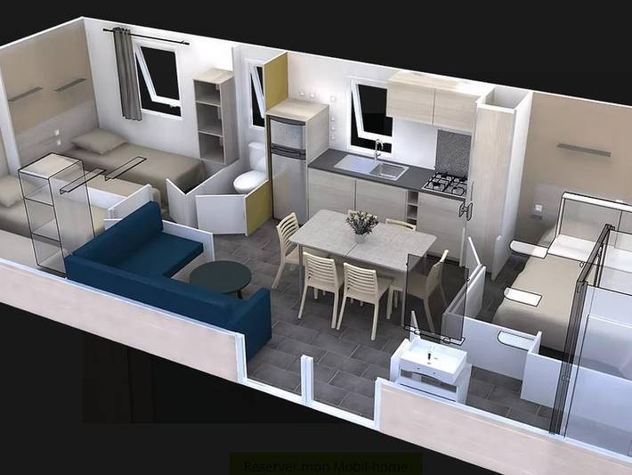 Camping pour 6 personnes, avec bassin pour enfant en Haute-Loire - 4