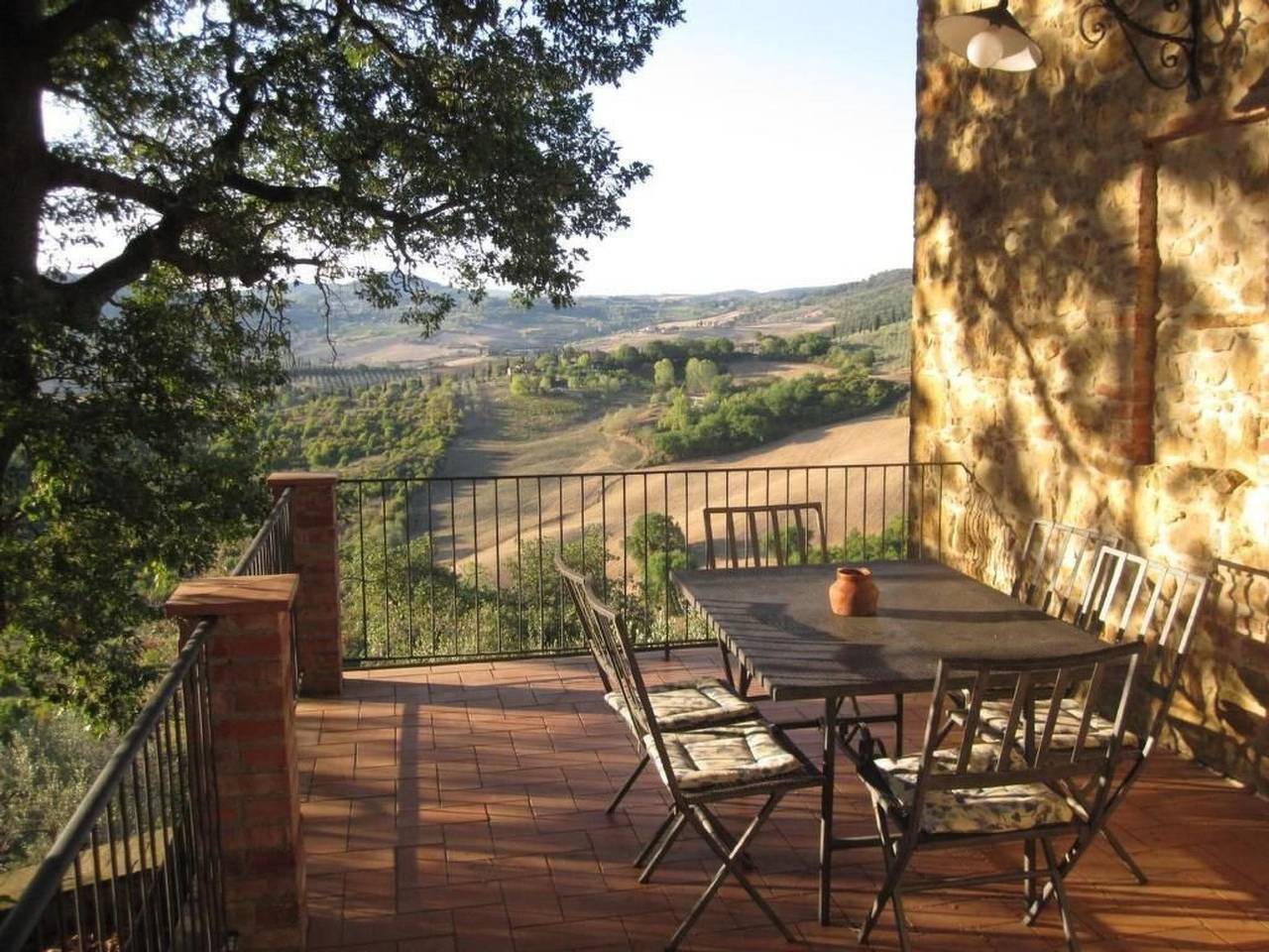 Casa Mulinello, Blick auf das Tal von Montepulciano in Torrita di Siena, Siena Provinz