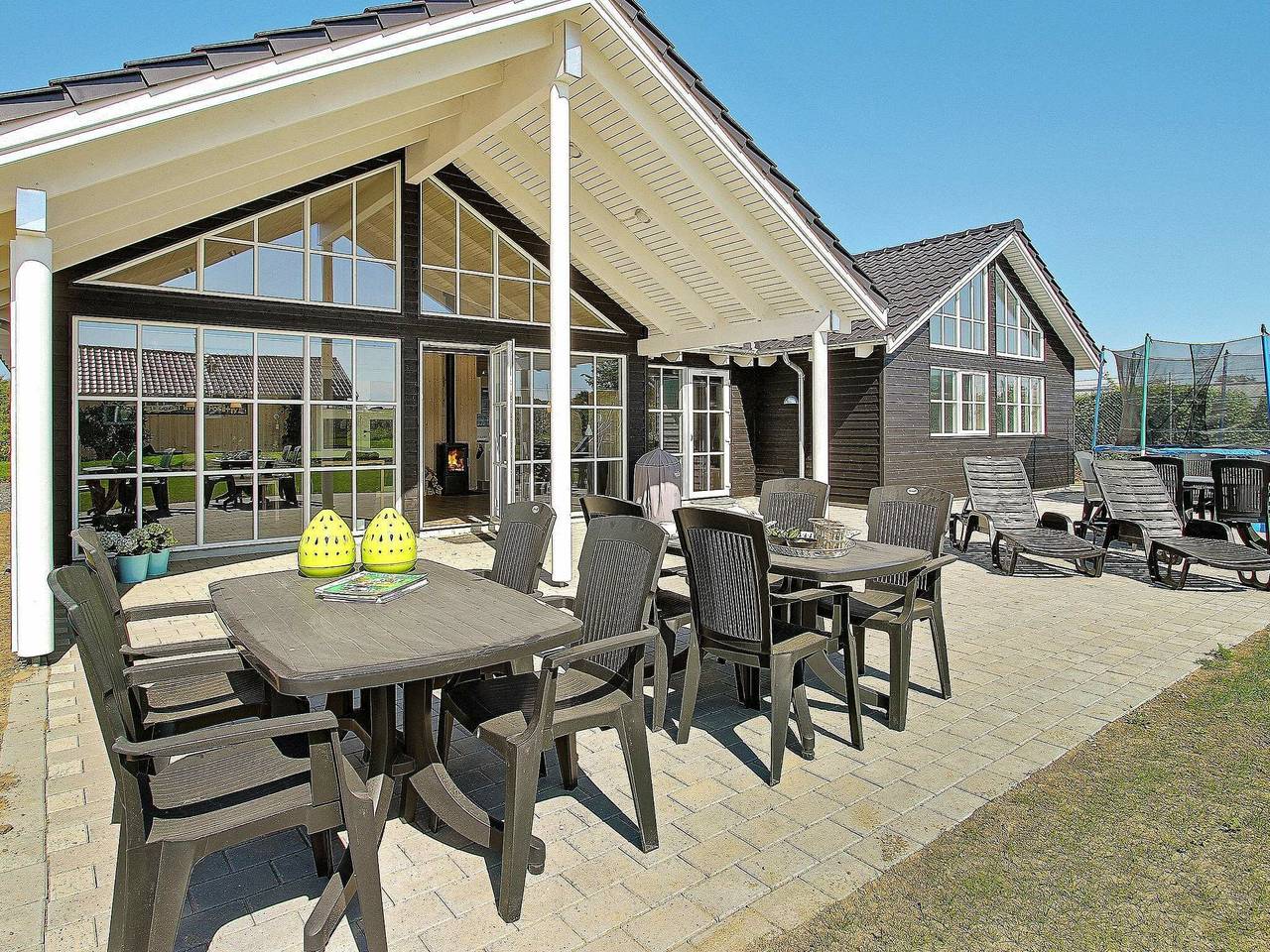 Luxurioses Strandhaus mit Pool in Saksild Strand, Odder und Umgebung