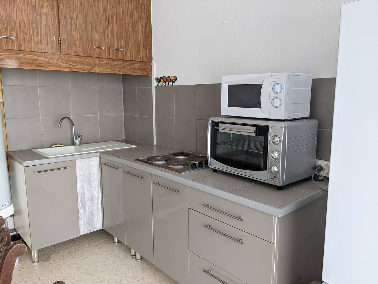 Klimatisiertes Erdgeschoss-Apartment T2 mit Hof, 200m vom Strand, ideal für 5 Personen in Port-la-Nouvelle, Mittelmeerküste (Frankreich)