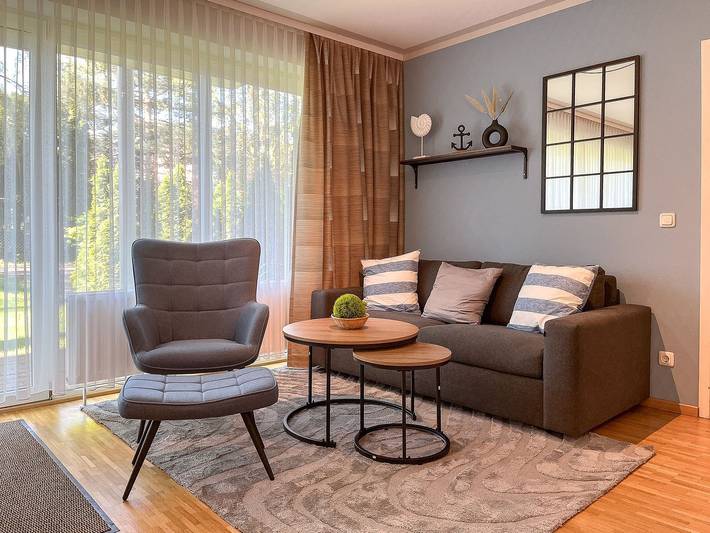 Ferienwohnung für 4 Personen, mit Terrasse und Sauna in Boltenhagen