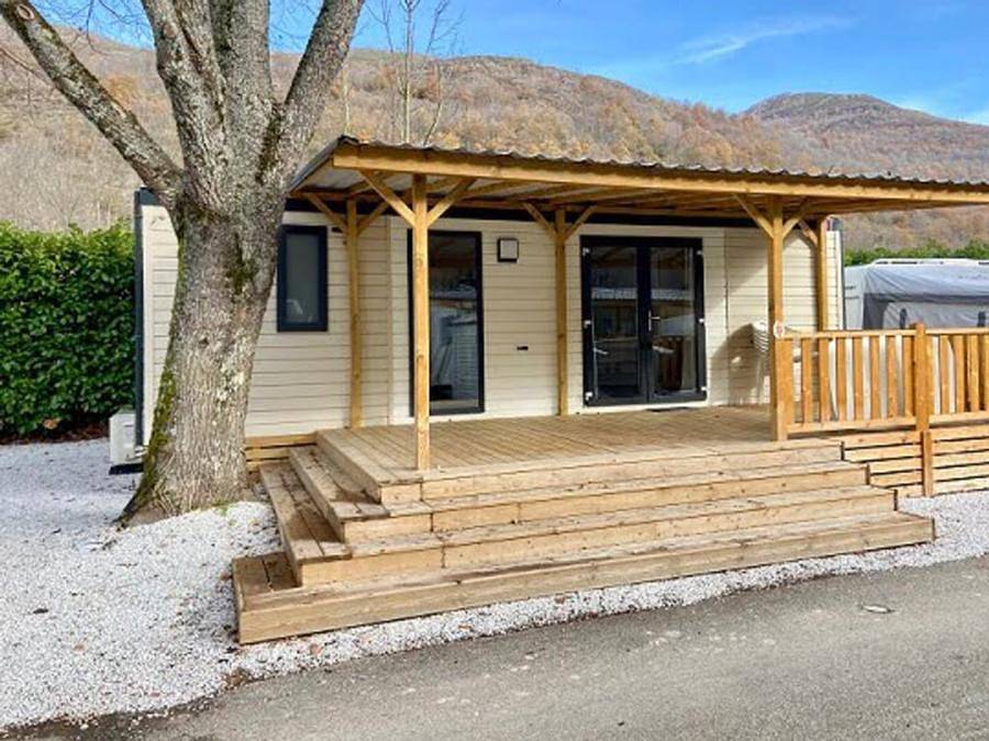 Camping Paradis La Marmotte - Mobilhome 4 personnes - Mh 2 Chambres Confort in Mérens-les-Vals, Pyrénées