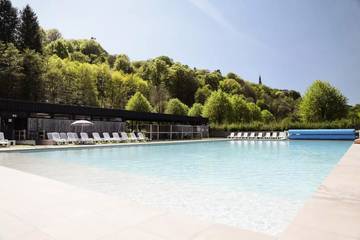 Camping pour 5 personnes, avec terrasse, animaux acceptés dans Ardennes (Belgique)